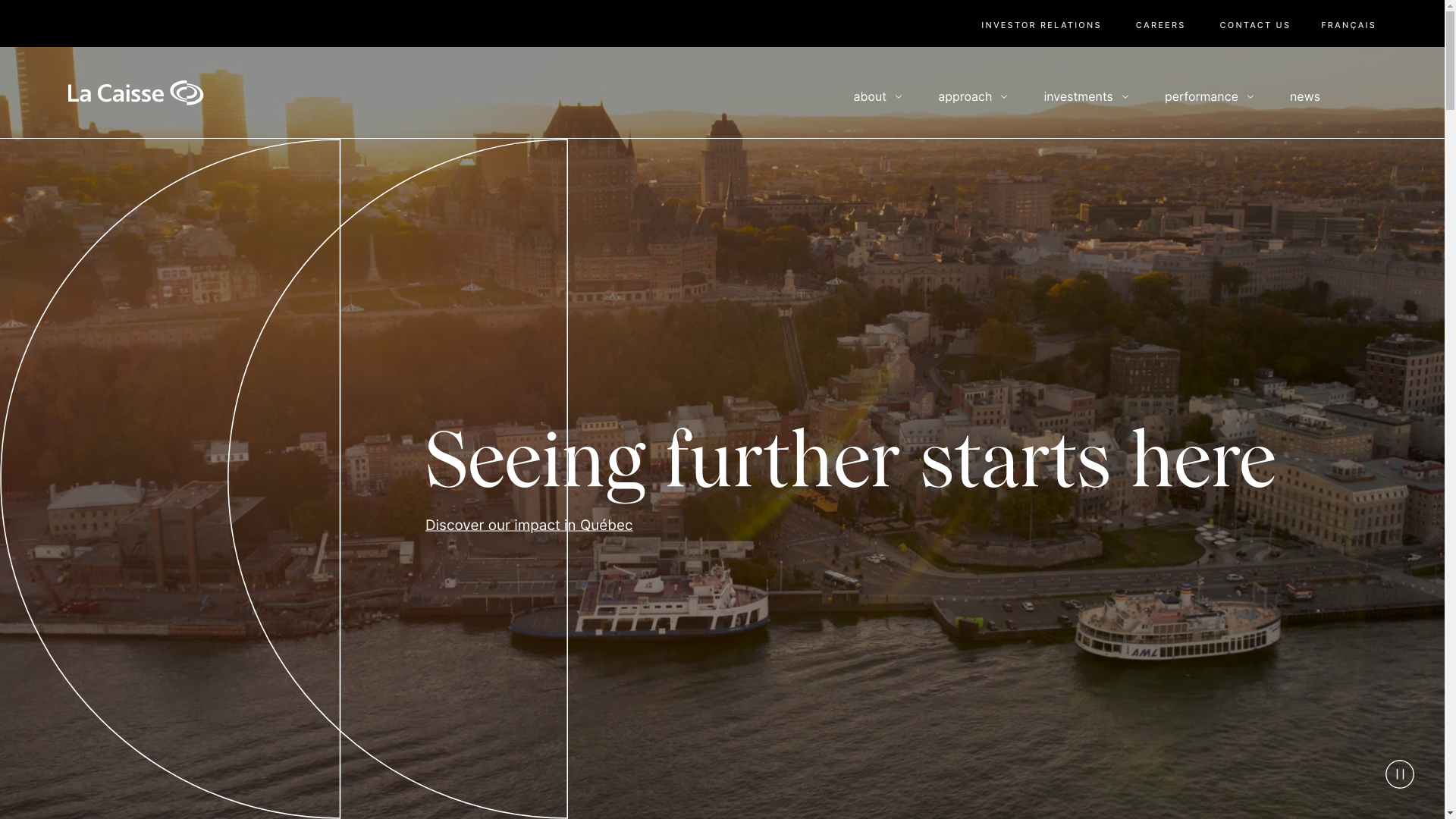 website screenshot of https://www.lacaisse.com/en