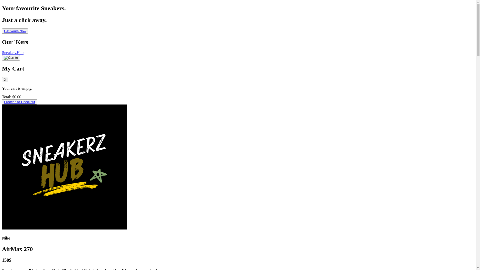 website screenshot of https://sneakerzhub.pages.dev/
