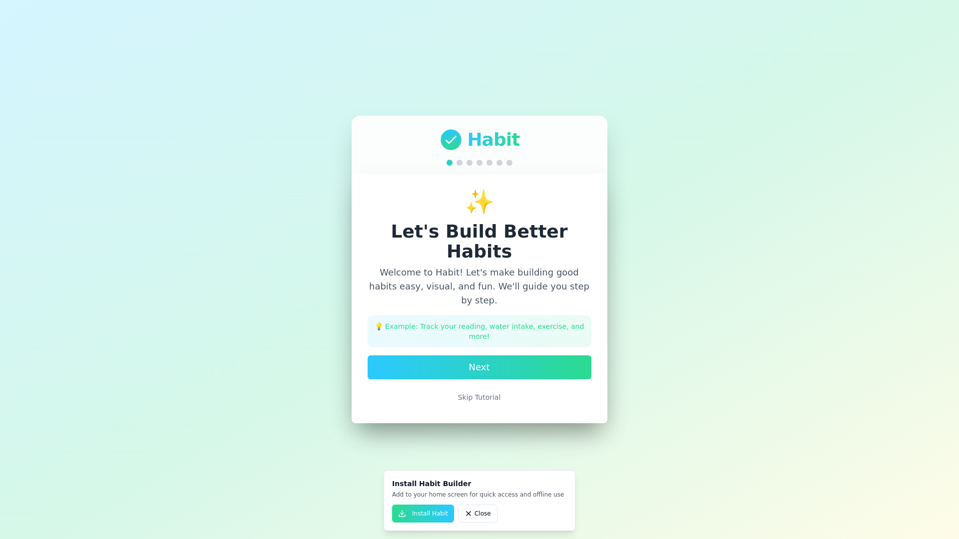 website screenshot of https://habit-7aa.pages.dev/