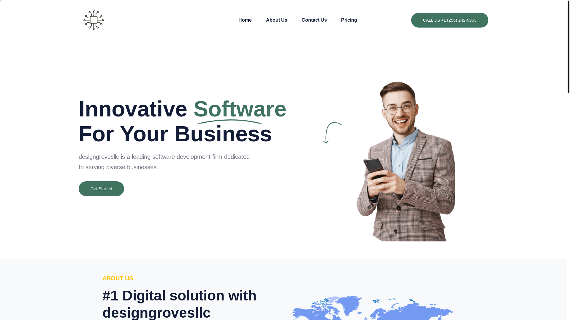 website screenshot of https://designgsrovesllc.com/