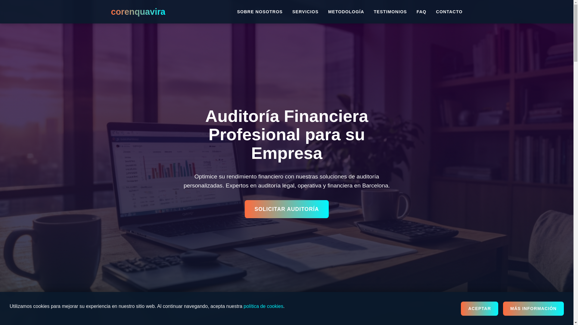 website screenshot of https://corenquavira.com