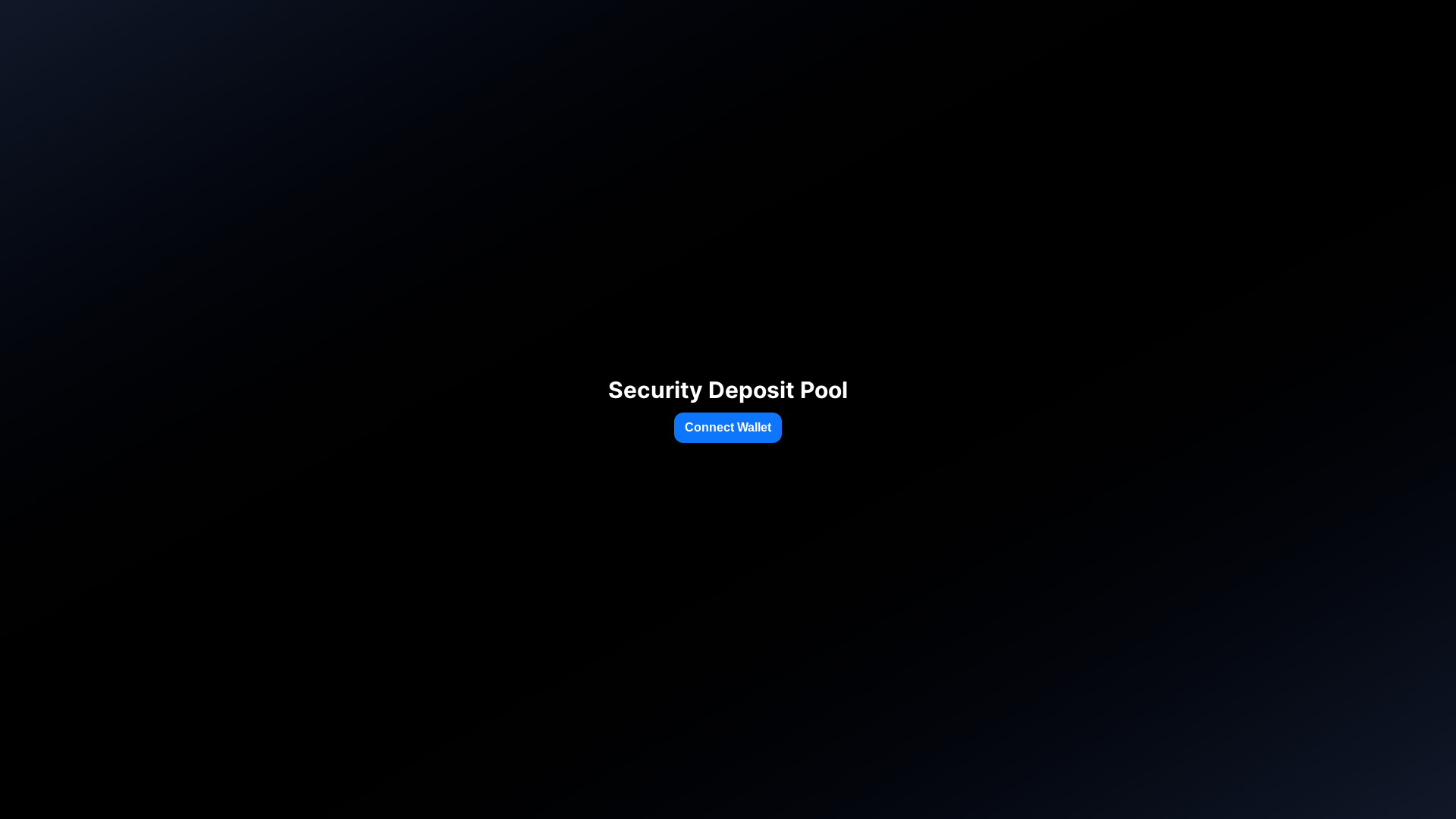 website screenshot of https://security-deposit-fe.pages.dev/