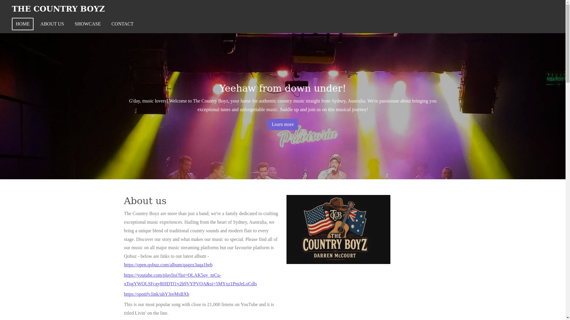 website screenshot of https://thecountryboyz.com.au/