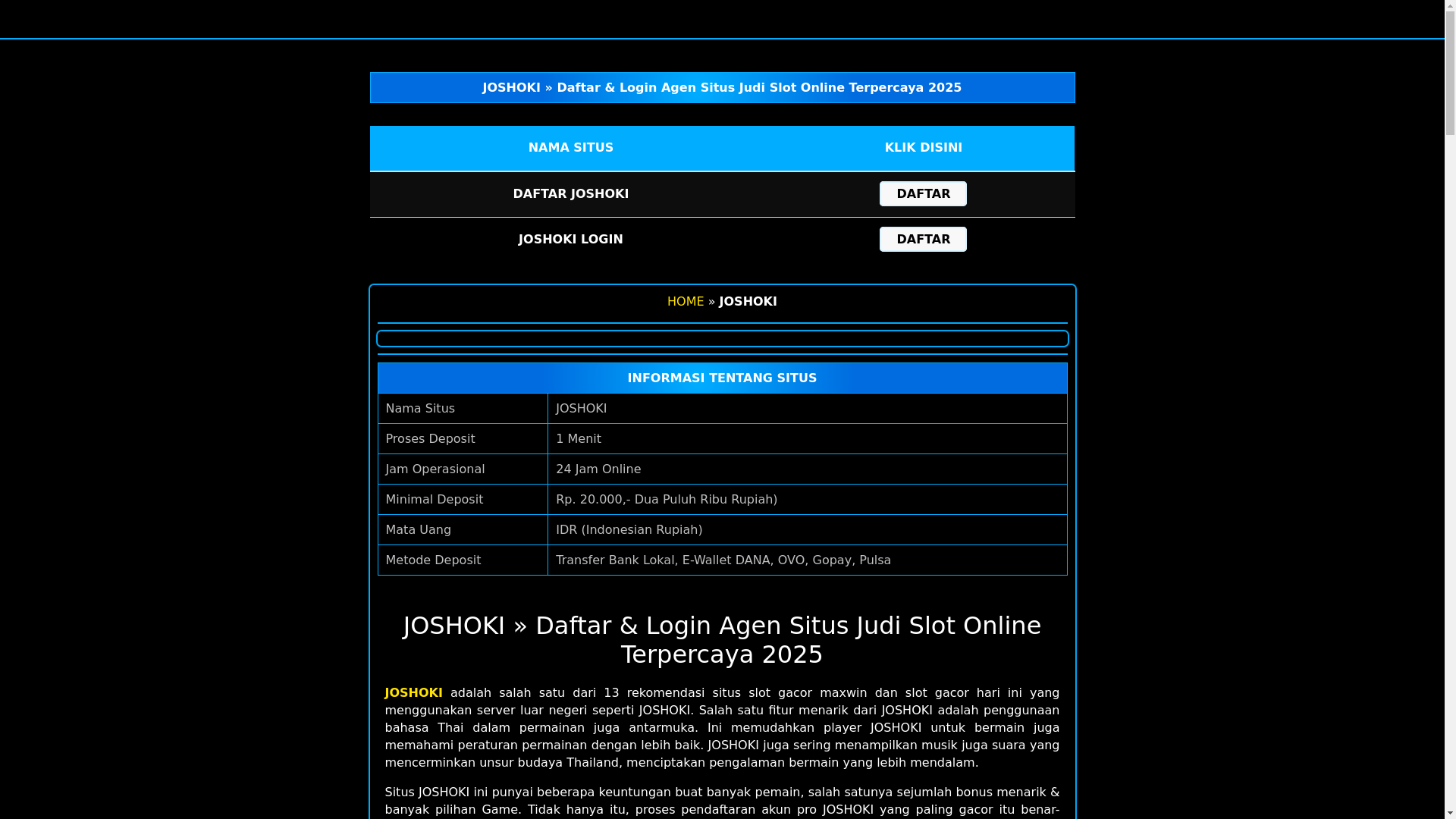 website screenshot of https://joshokisipbmrembang.pages.dev/