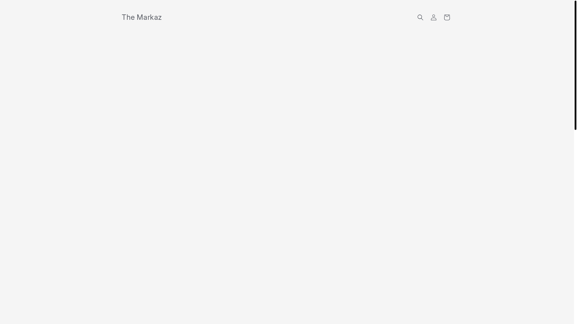 website screenshot of https://themarkaz.live/