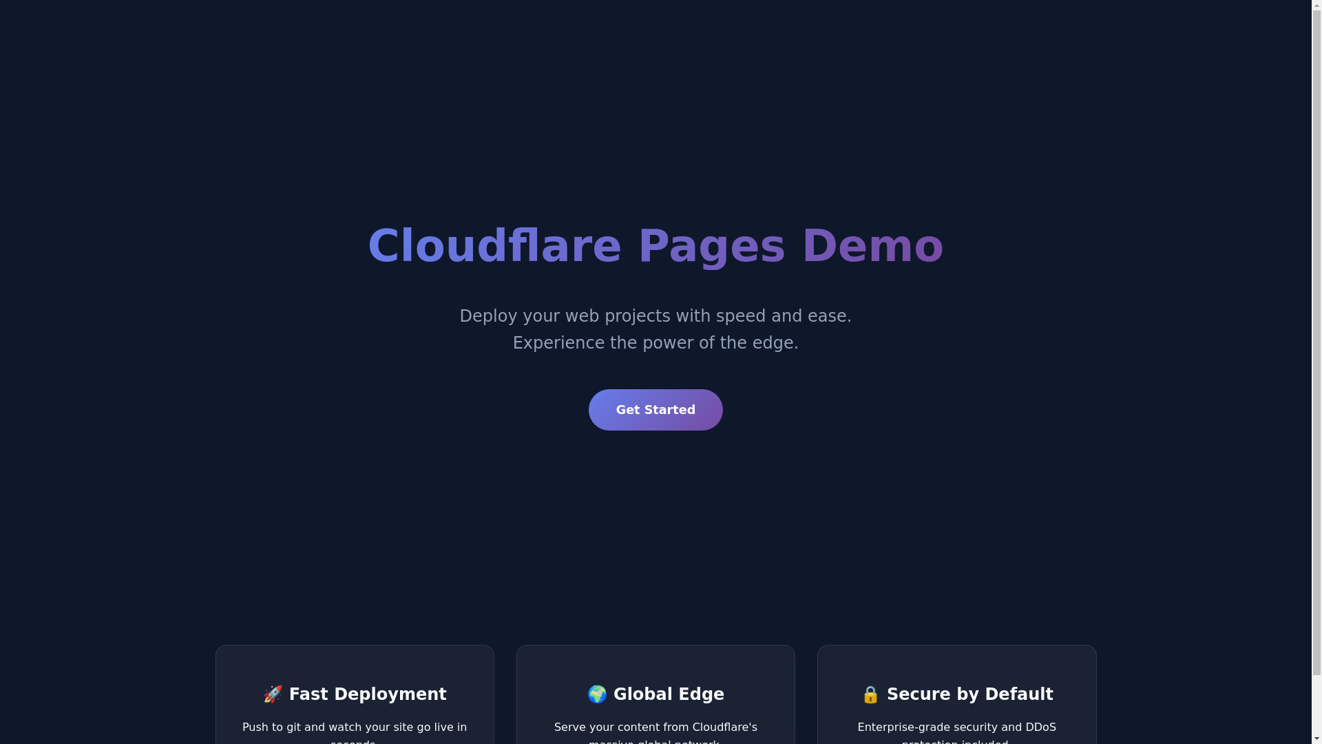 website screenshot of https://antigravity-demo.pages.dev/