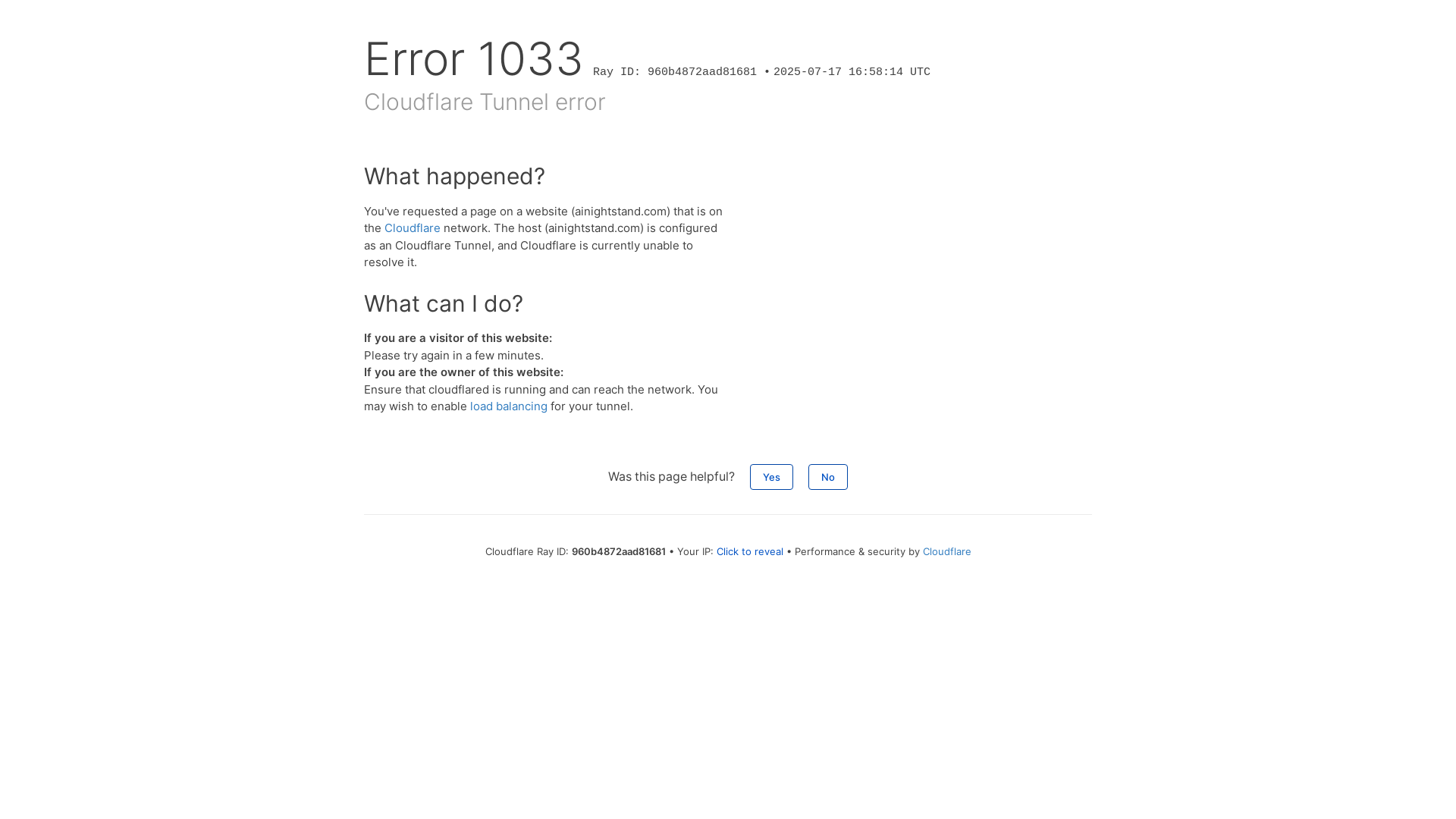 website screenshot of https://ainightstand.com/