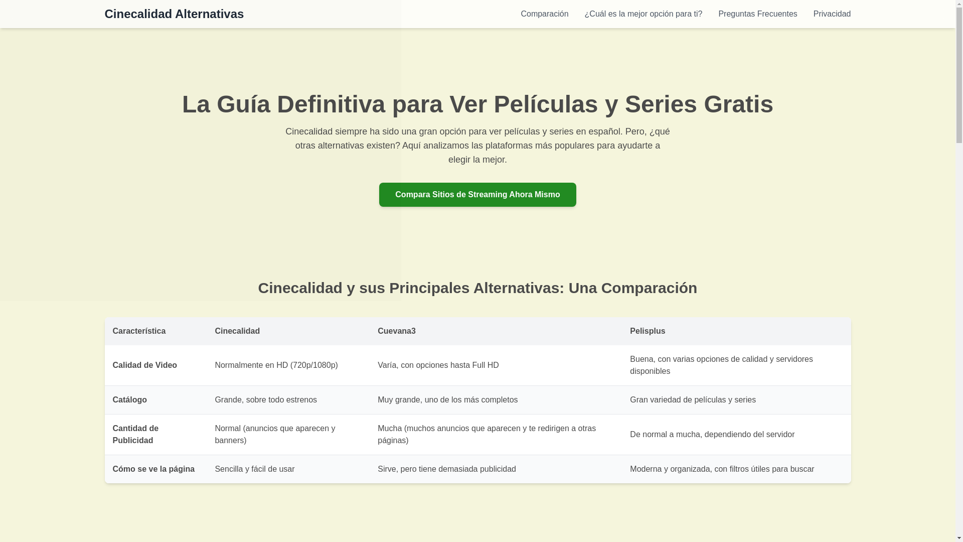 website screenshot of https://cinecalidad-xjzc.pages.dev/