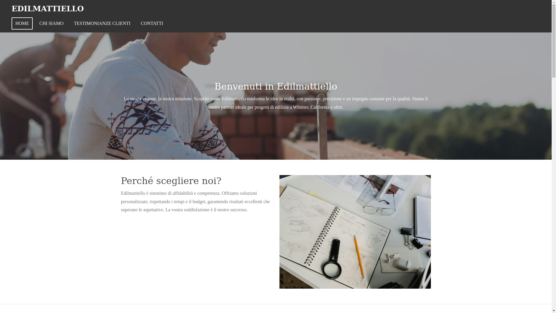 website screenshot of https://edilmattiello.com/