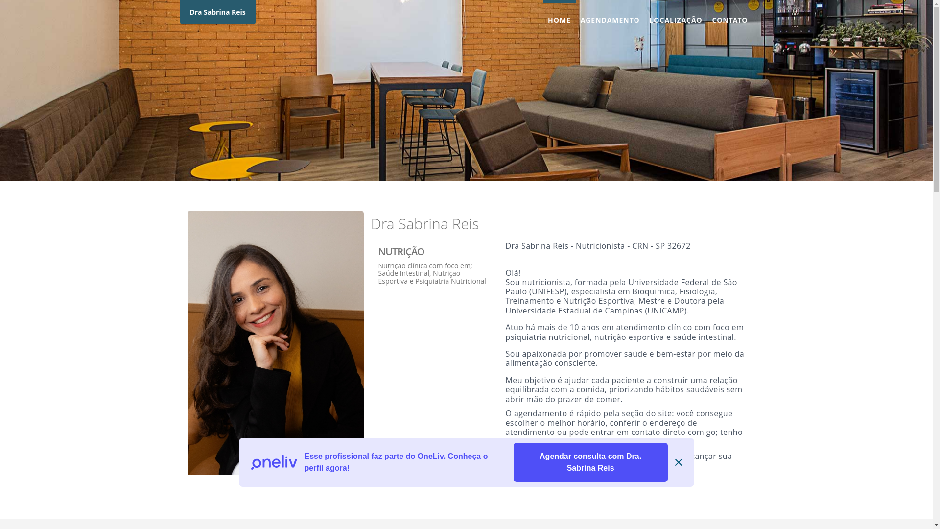 website screenshot of https://nutricaoimpactante.com.br/