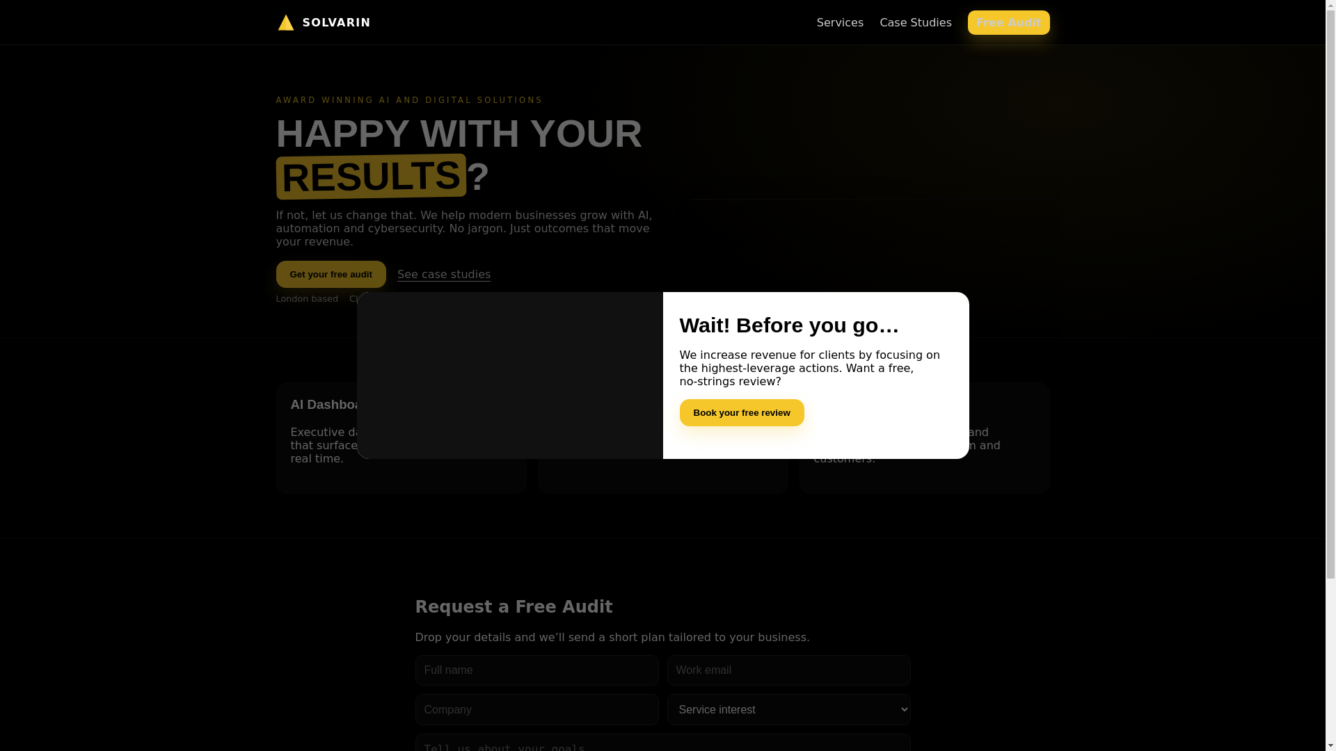 website screenshot of https://solvaringlobal.pro/