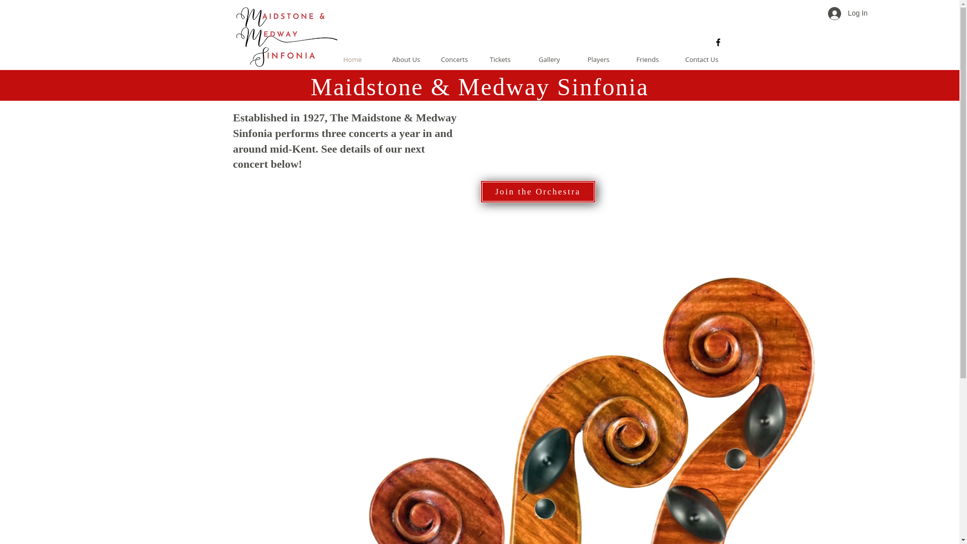 website screenshot of https://mandmsinfonia.com/