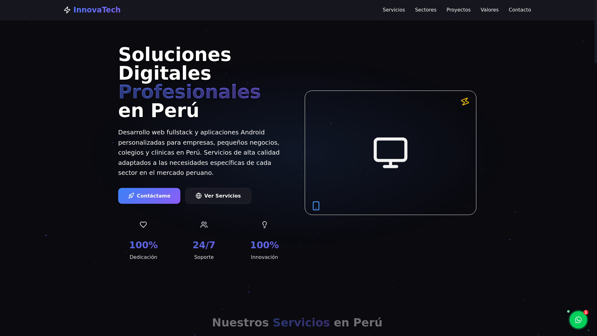 website screenshot of https://innovatech-apps.pages.dev/