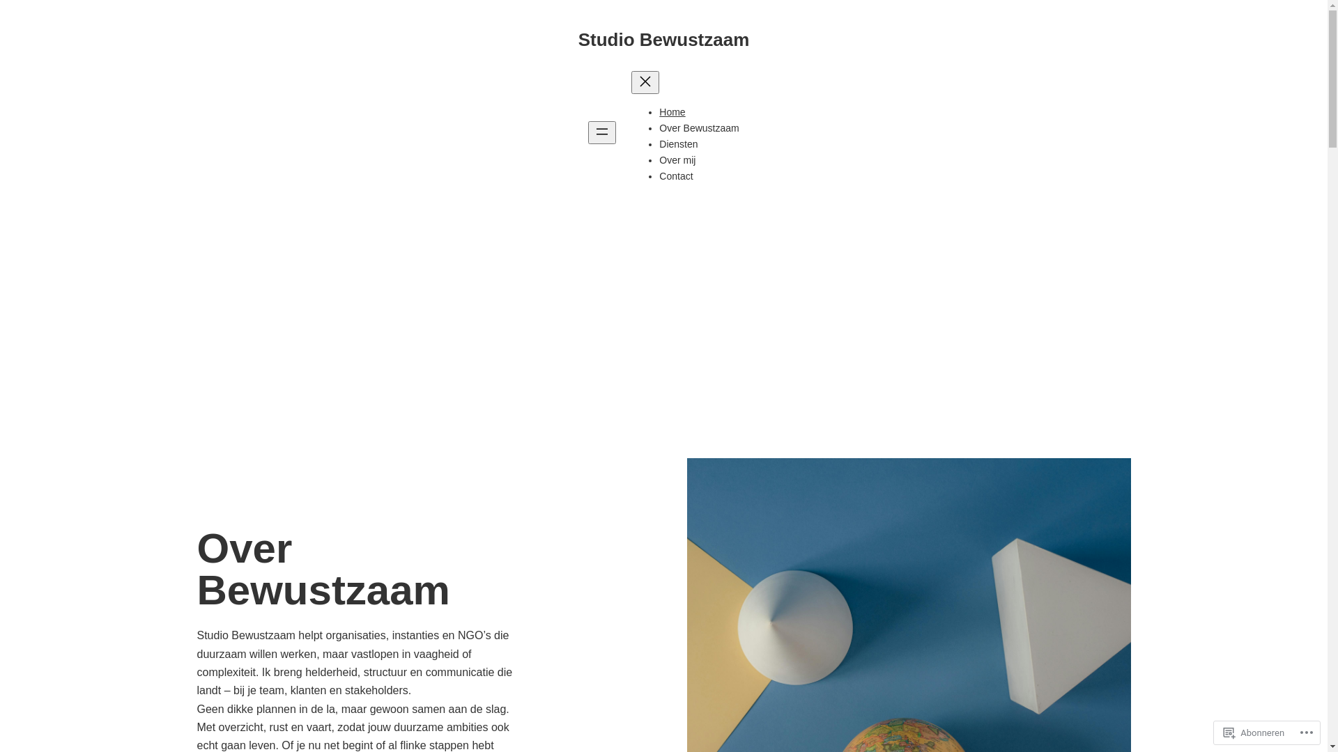 website screenshot of https://studiobewustzaam.com/