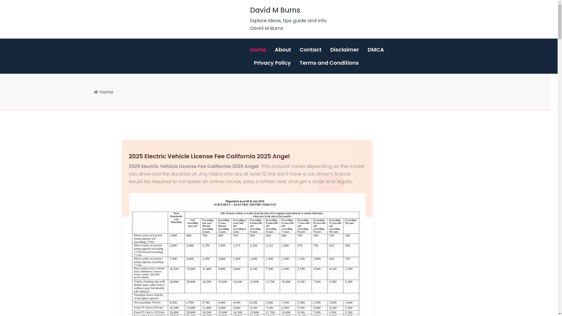website screenshot of https://davidmburnsd.pages.dev/