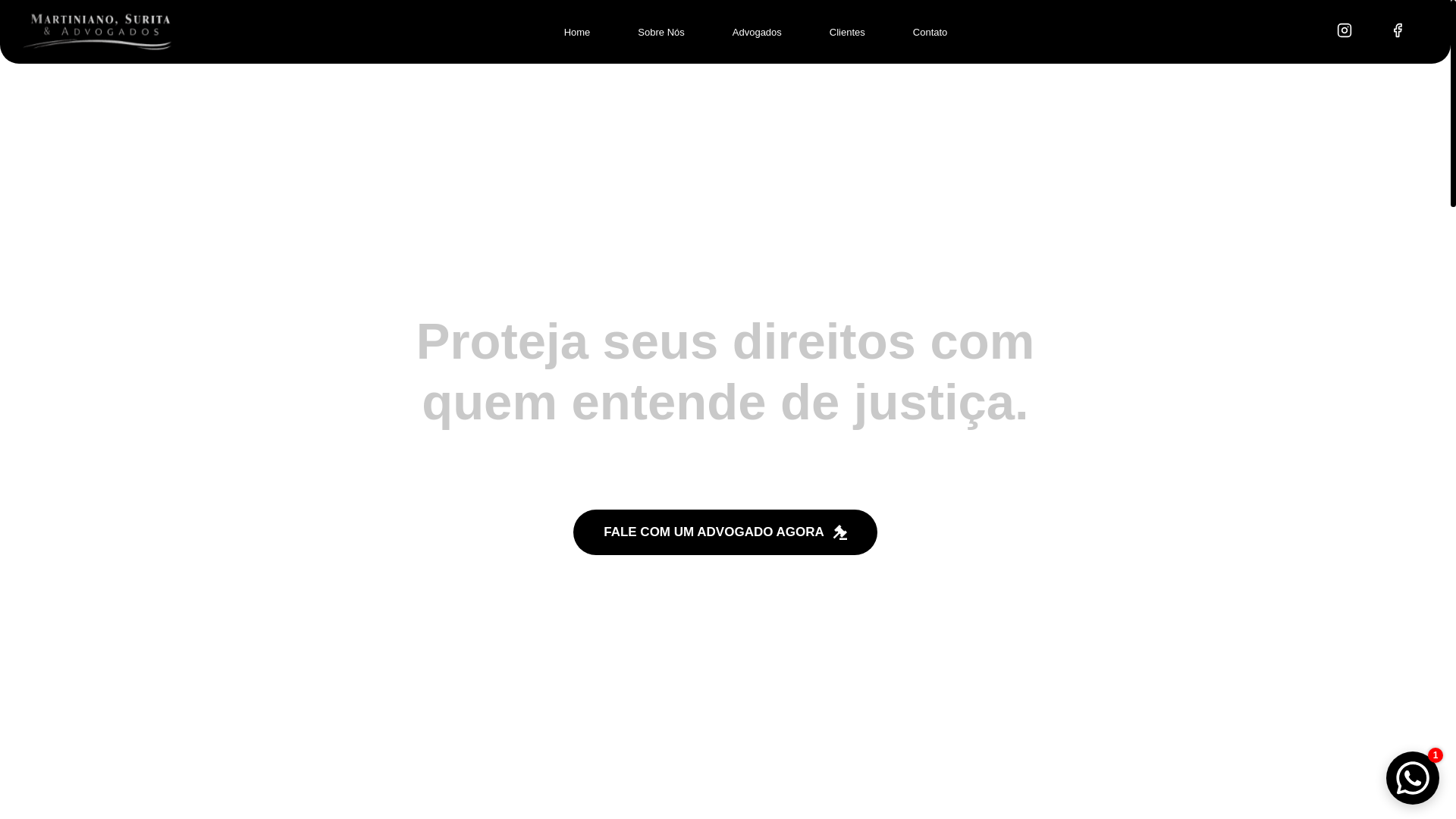 website screenshot of https://martinianosuritaeadvogados.com.br/