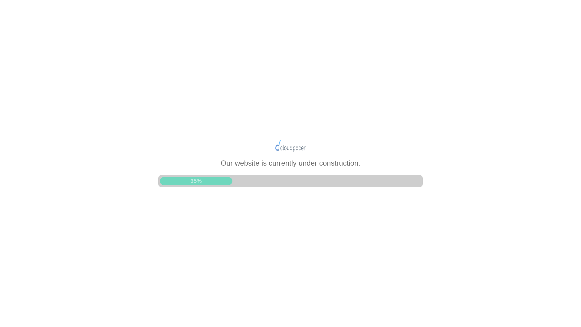 website screenshot of https://cloudpacer.tech/
