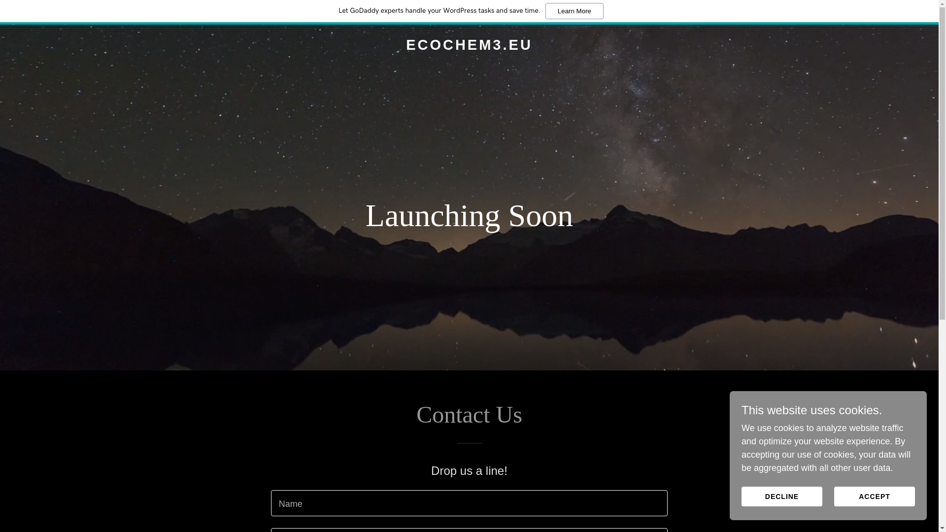 website screenshot of https://ecochem3.eu/