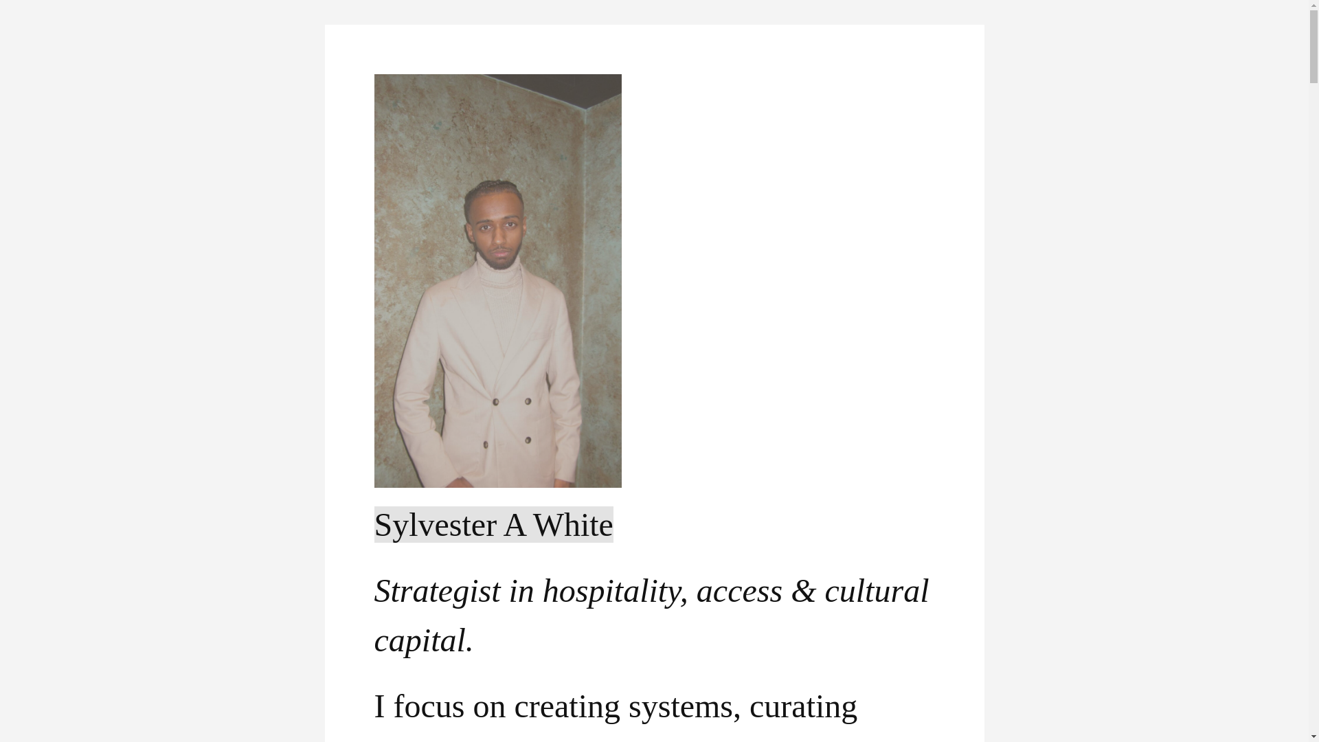 website screenshot of https://sylvesterawhite.com/