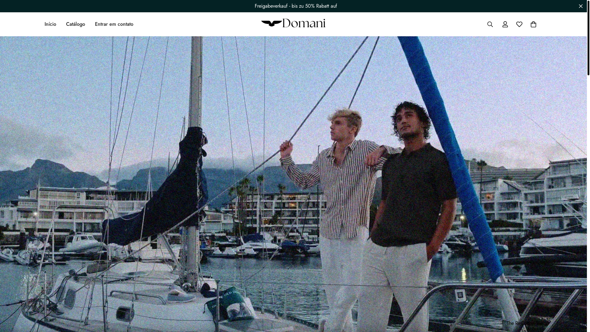 website screenshot of https://domanioutlet.de/