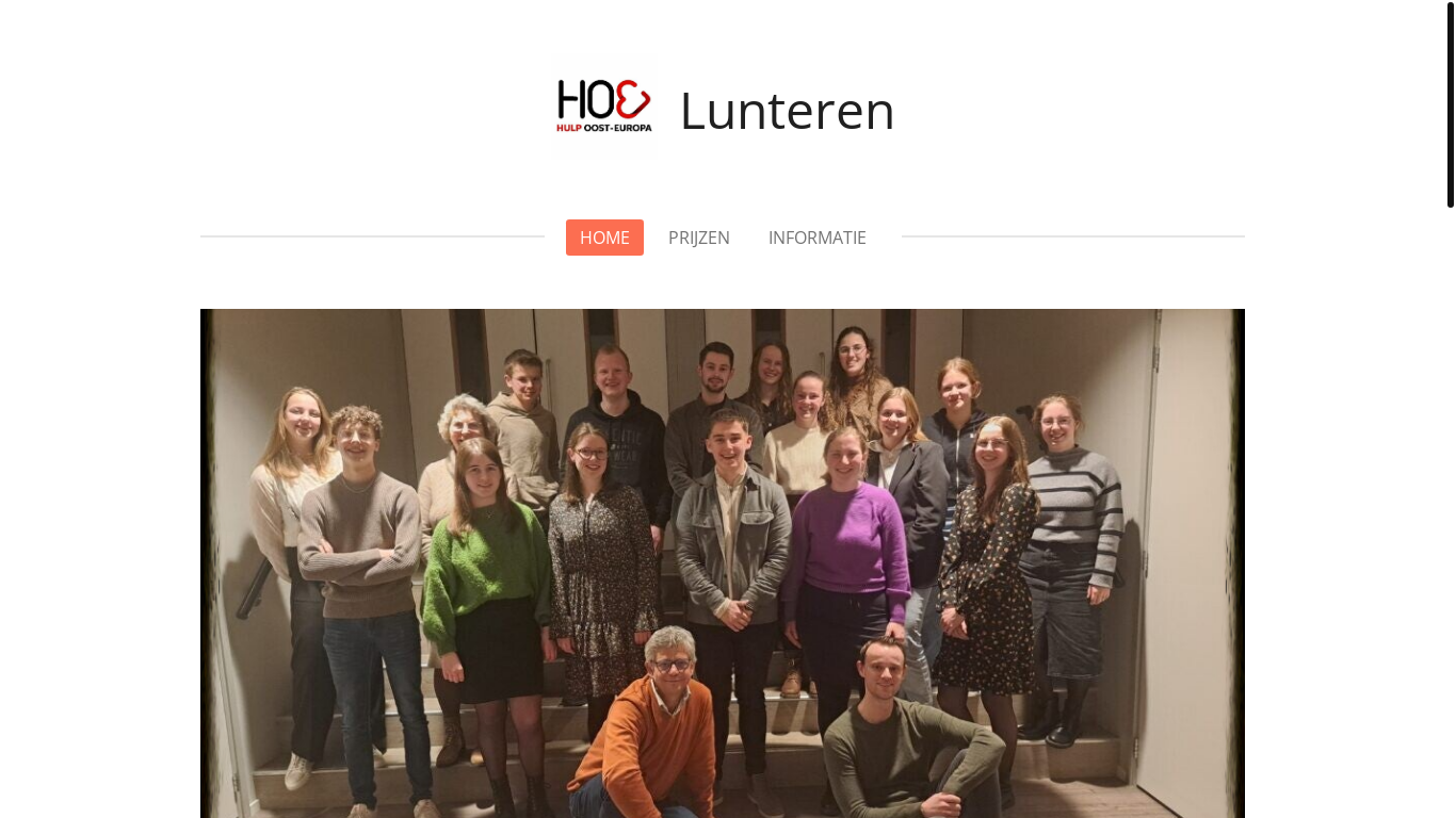 website screenshot of https://hoelunteren.nl/