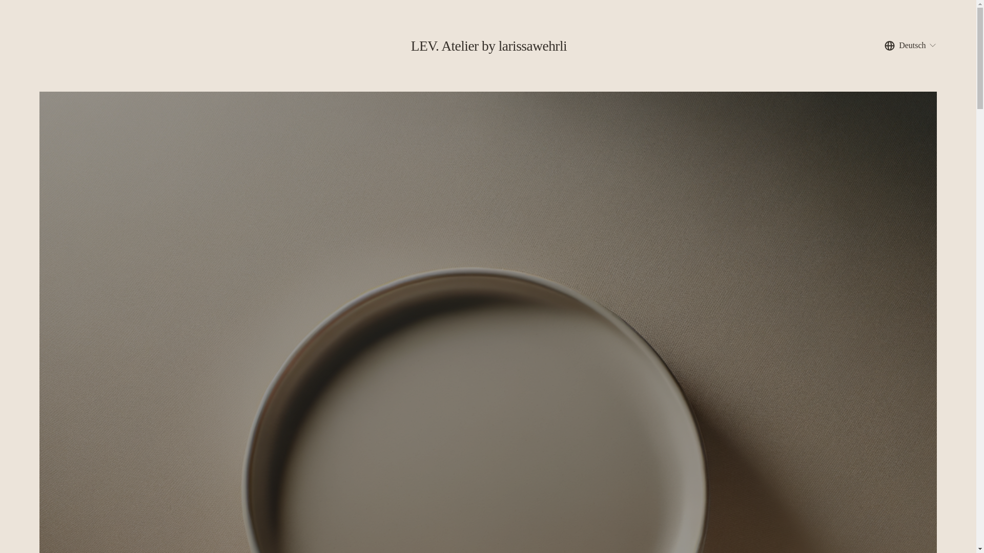 website screenshot of https://levatelierbylarissawehrli.com/