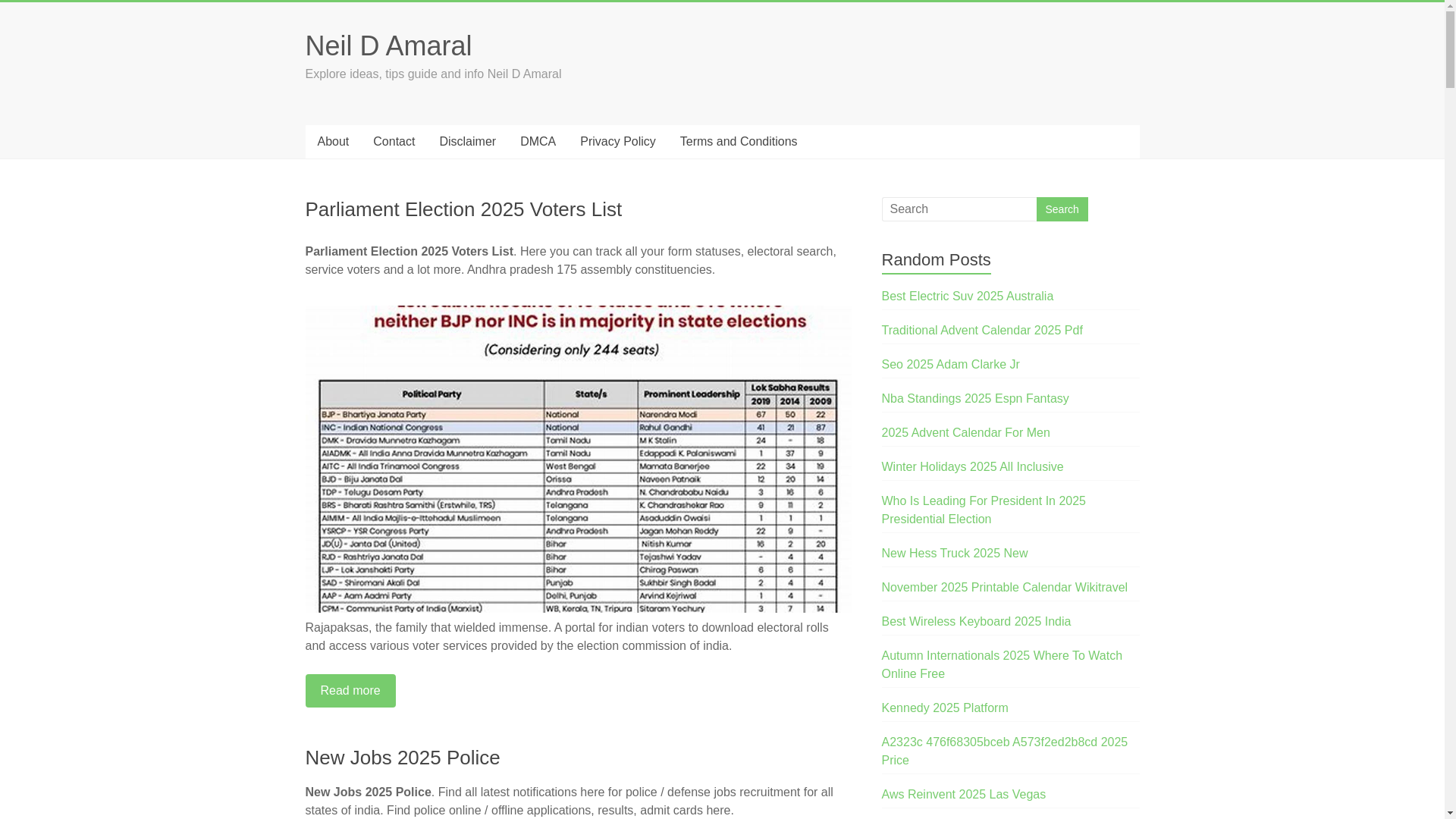 website screenshot of https://neildamarala.pages.dev/