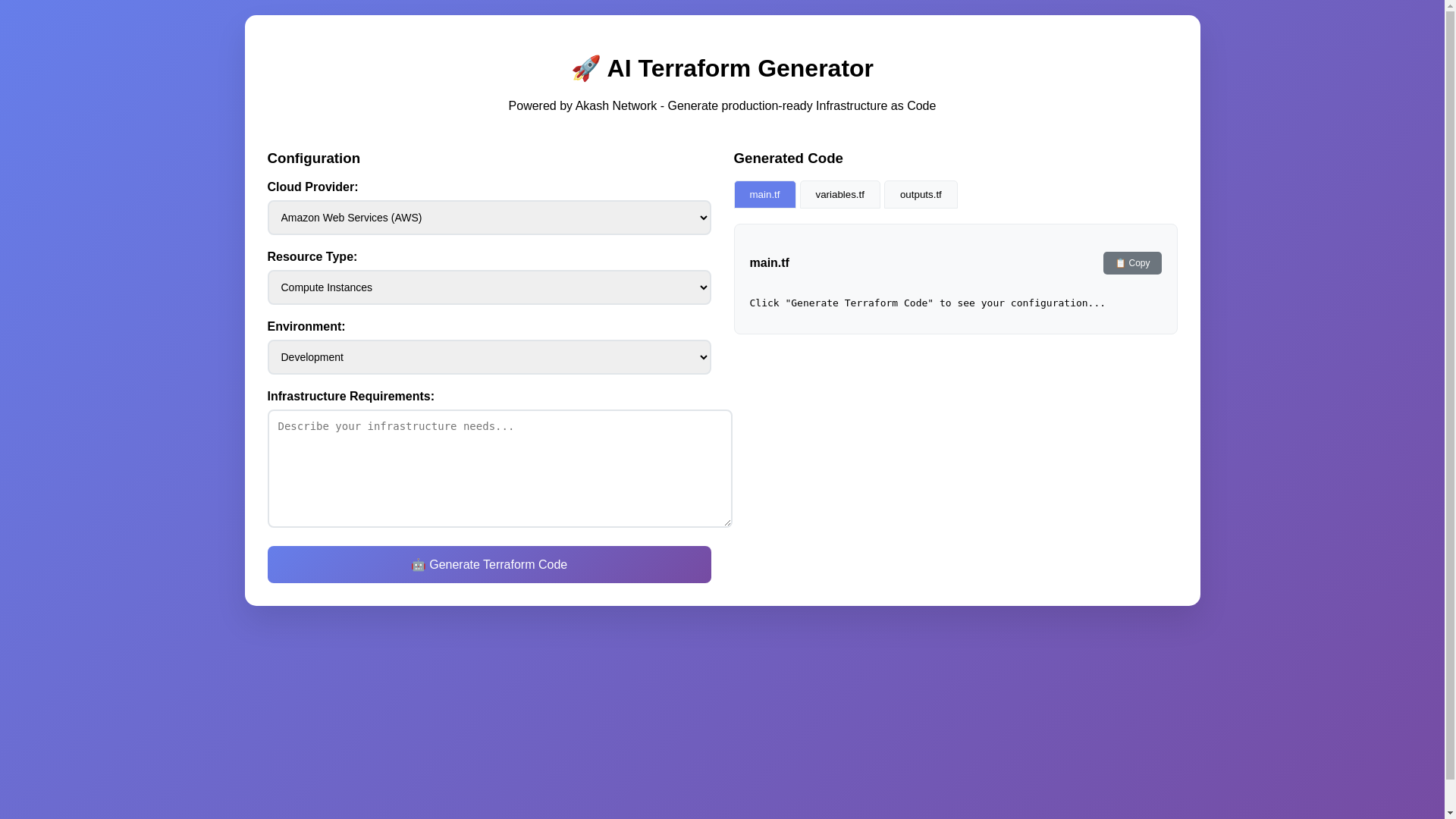 website screenshot of https://terraform1.pages.dev/
