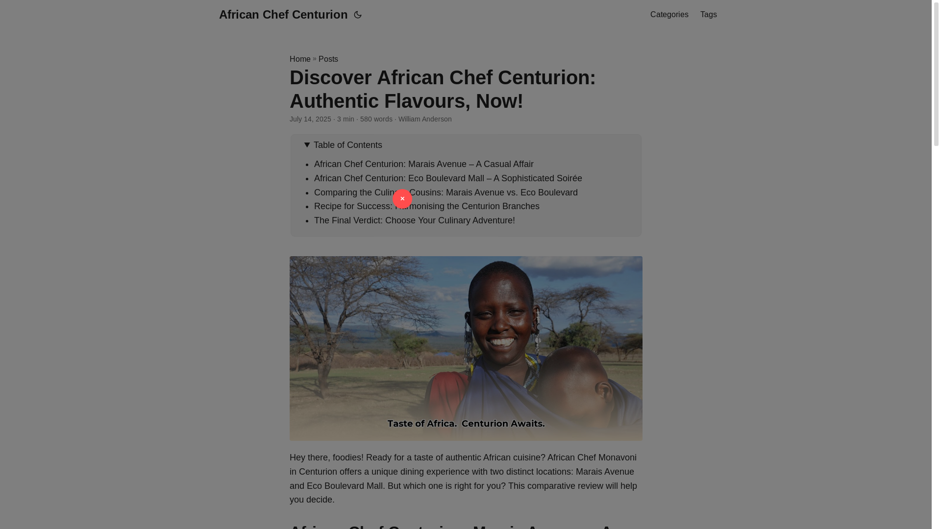 website screenshot of https://african-chef-centurion.pages.dev/