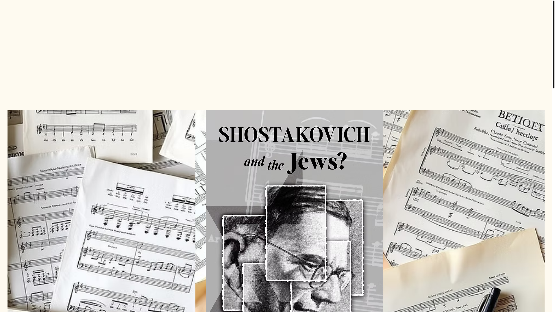 website screenshot of https://shostakovichandthejews.com/