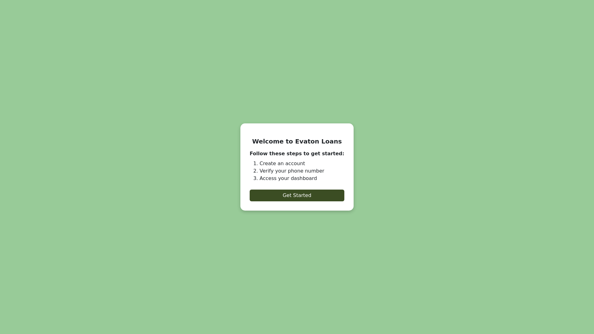website screenshot of https://evatonloans.com.ng/