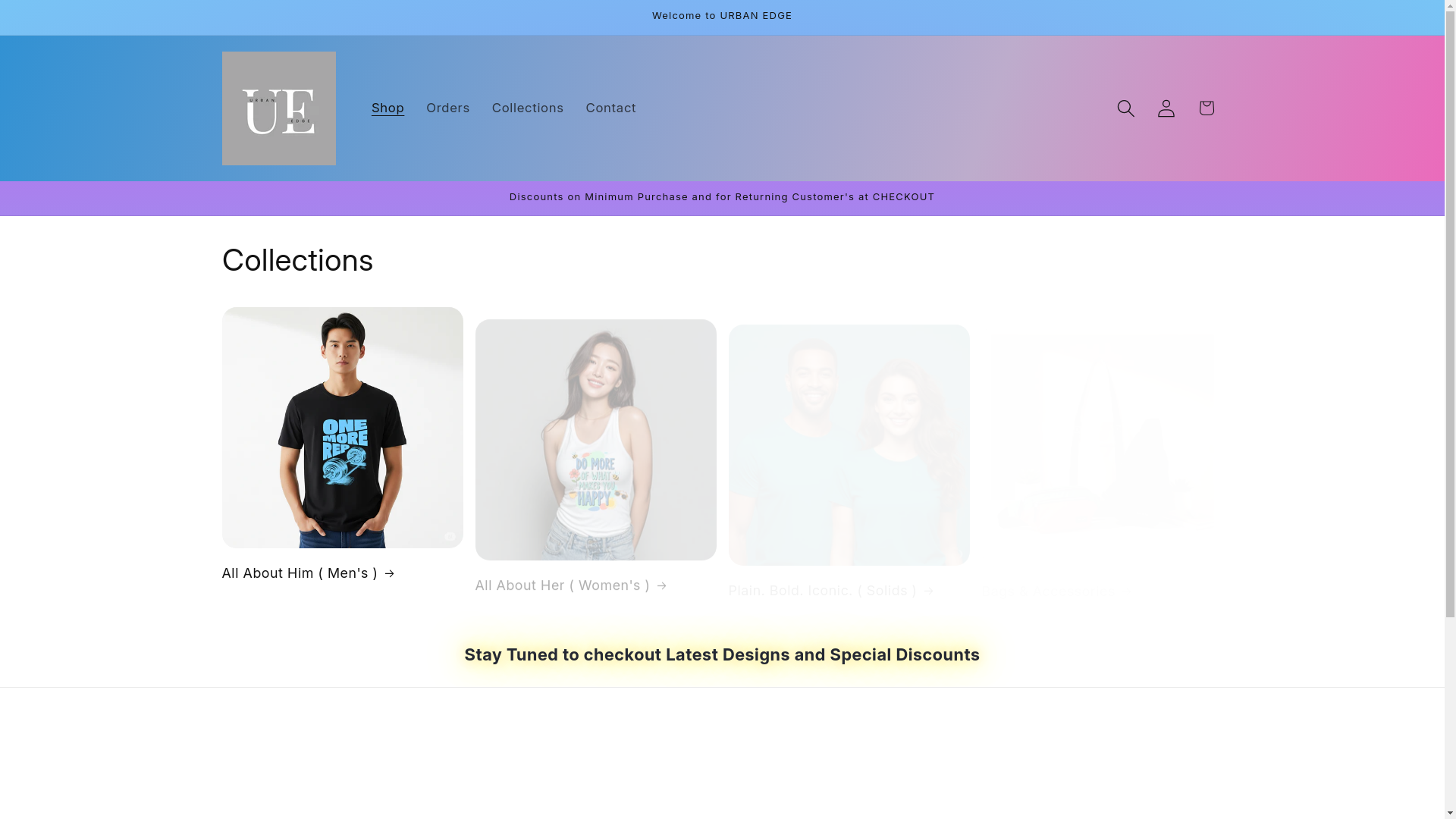 website screenshot of https://urbanedge4u.com/
