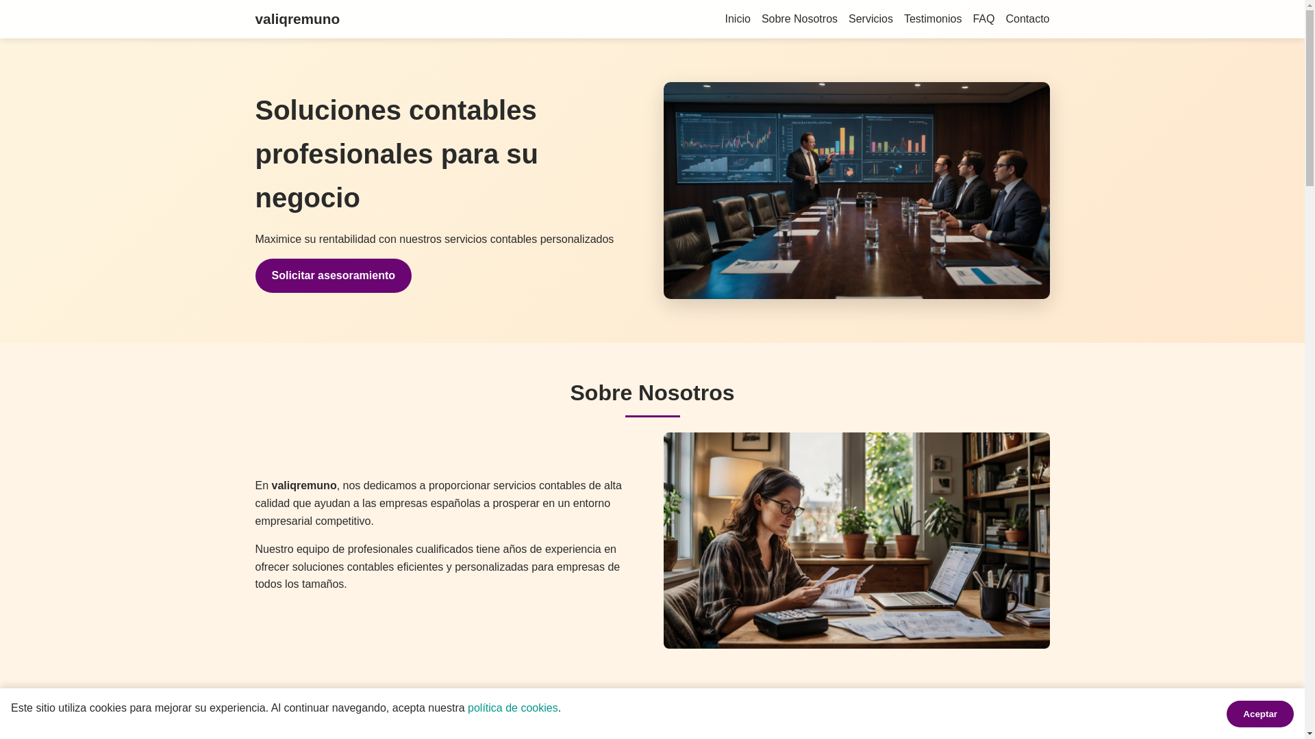website screenshot of https://valiqremuno.com/