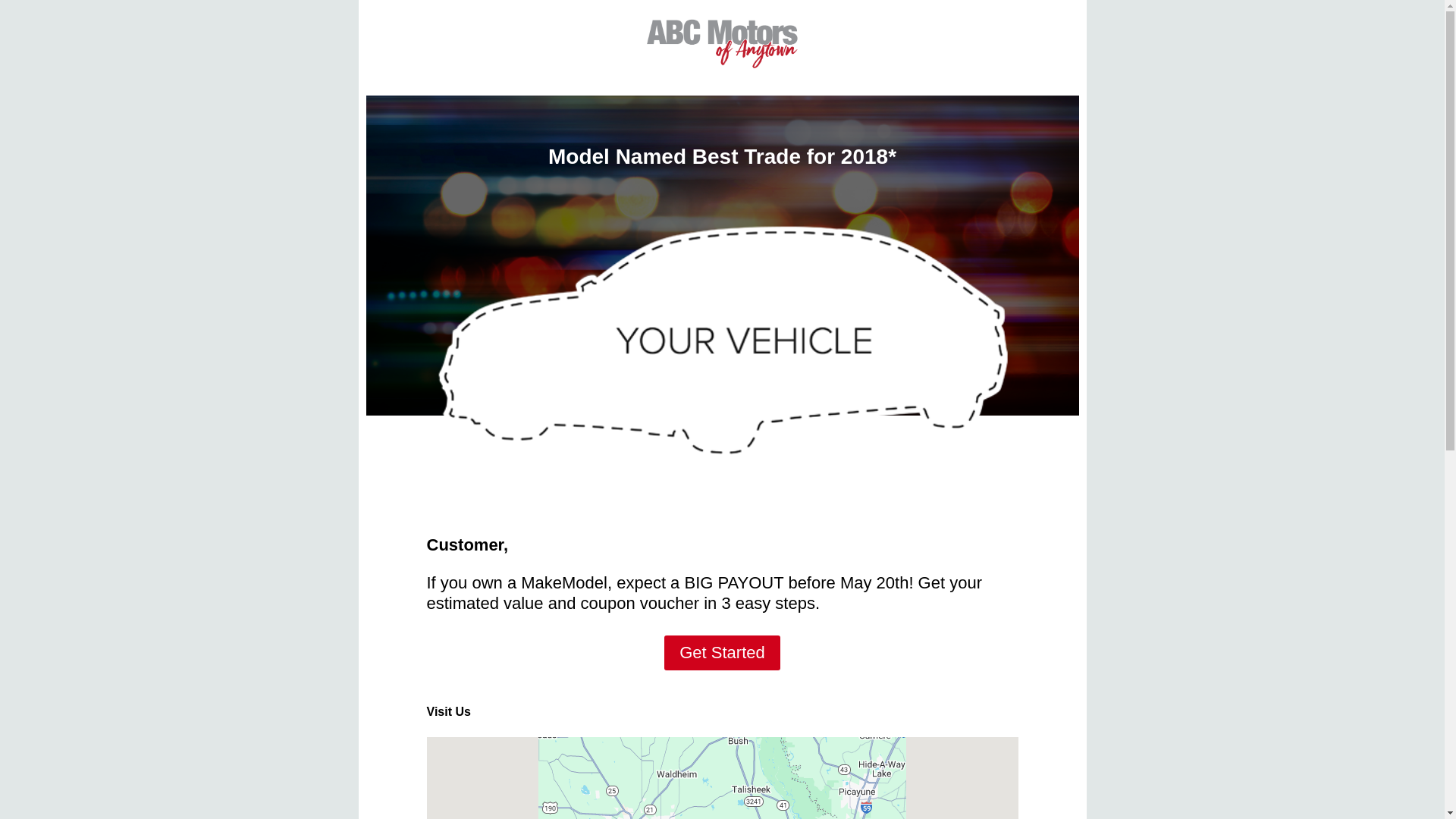 website screenshot of https://anytownusamotors.com/