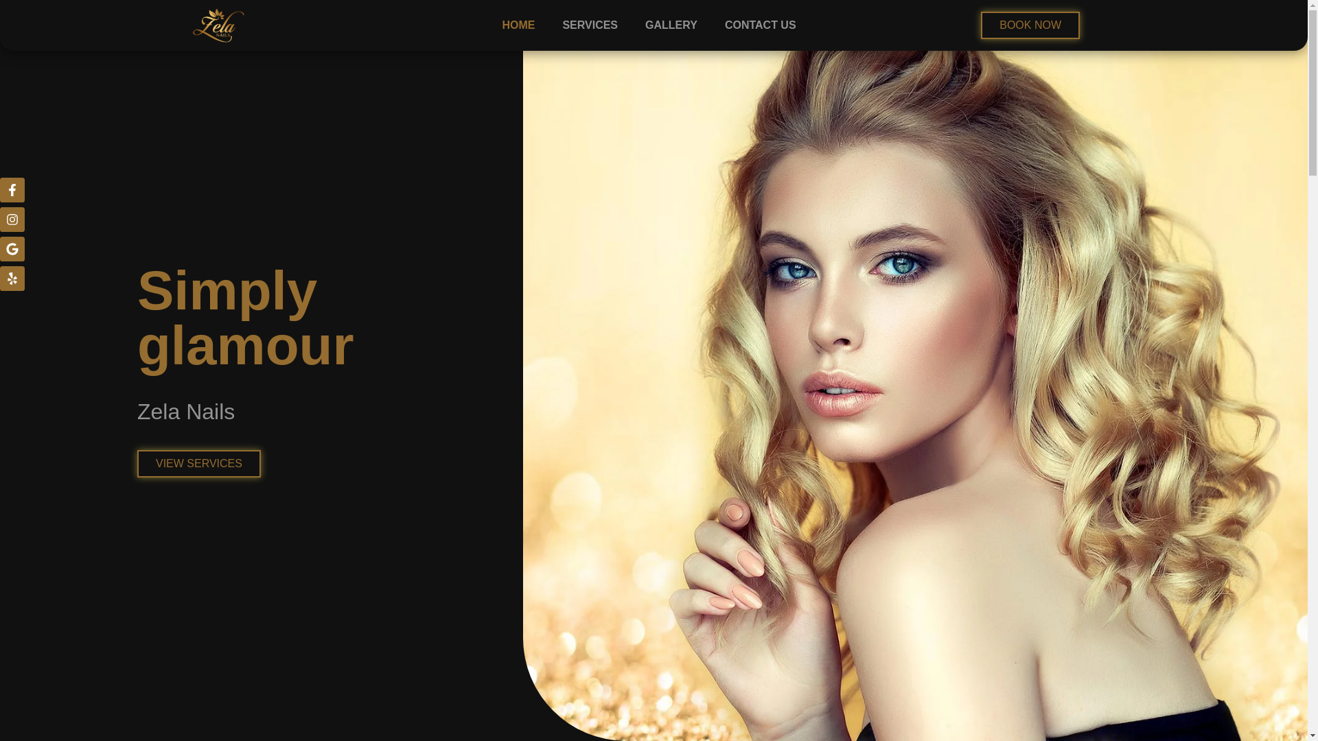 website screenshot of https://zelanailssalon.com/