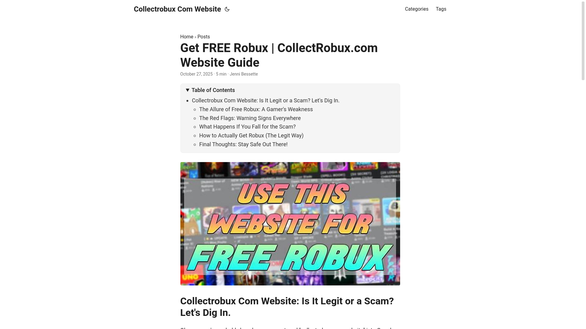 website screenshot of https://collectrobux-com-website.pages.dev/
