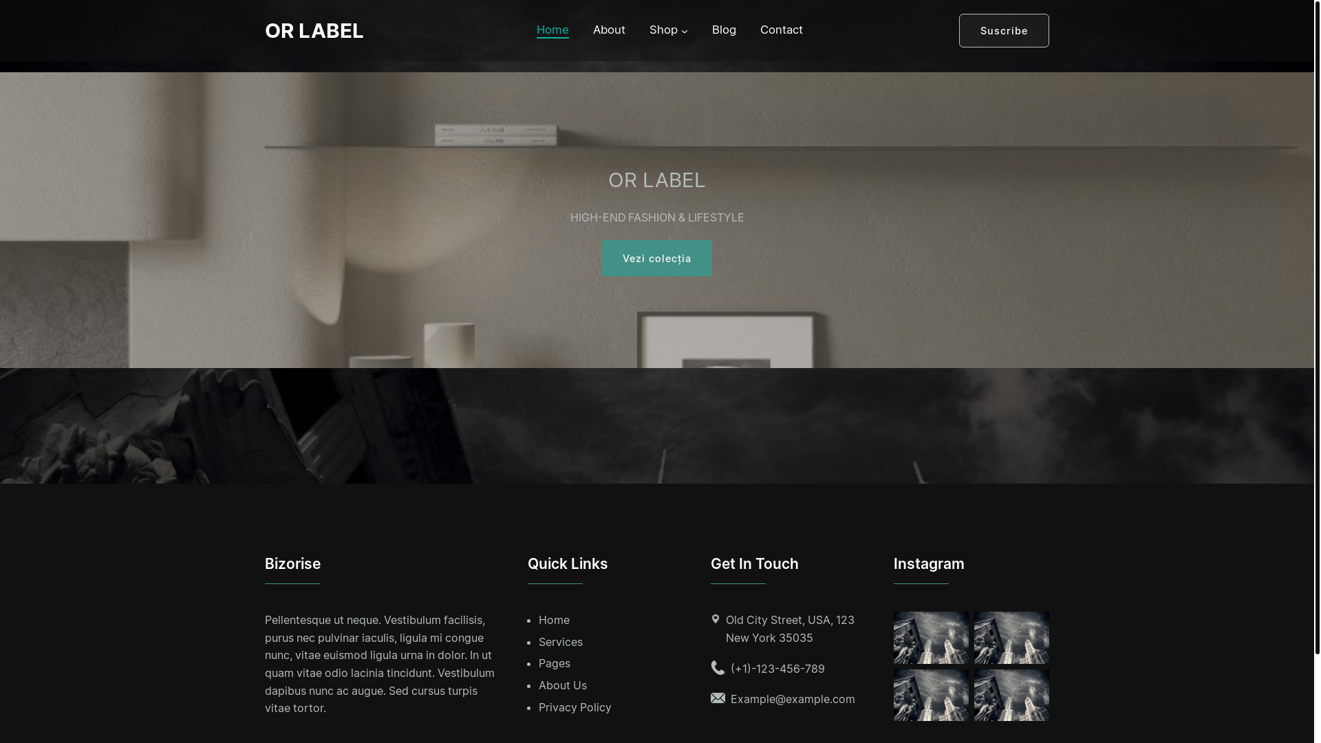 website screenshot of https://orlabel.co.uk/