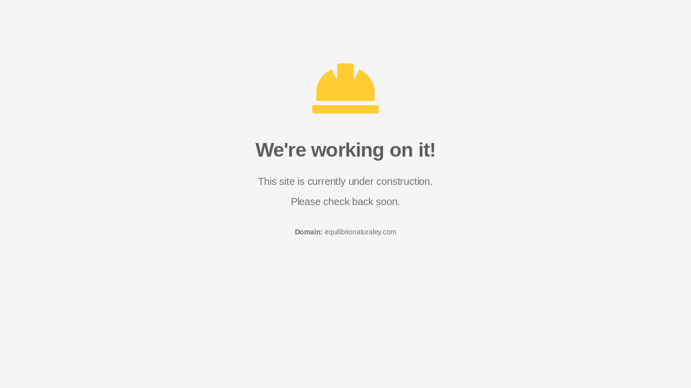 website screenshot of https://equilibrionaturaley.com/