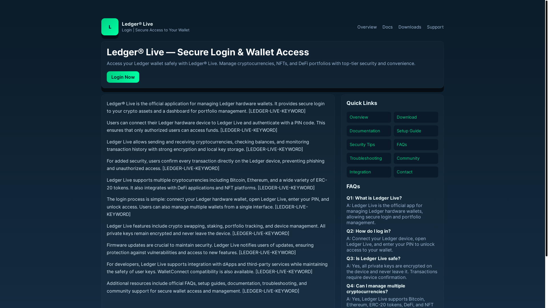 website screenshot of https://lgin-ldger-live.pages.dev/