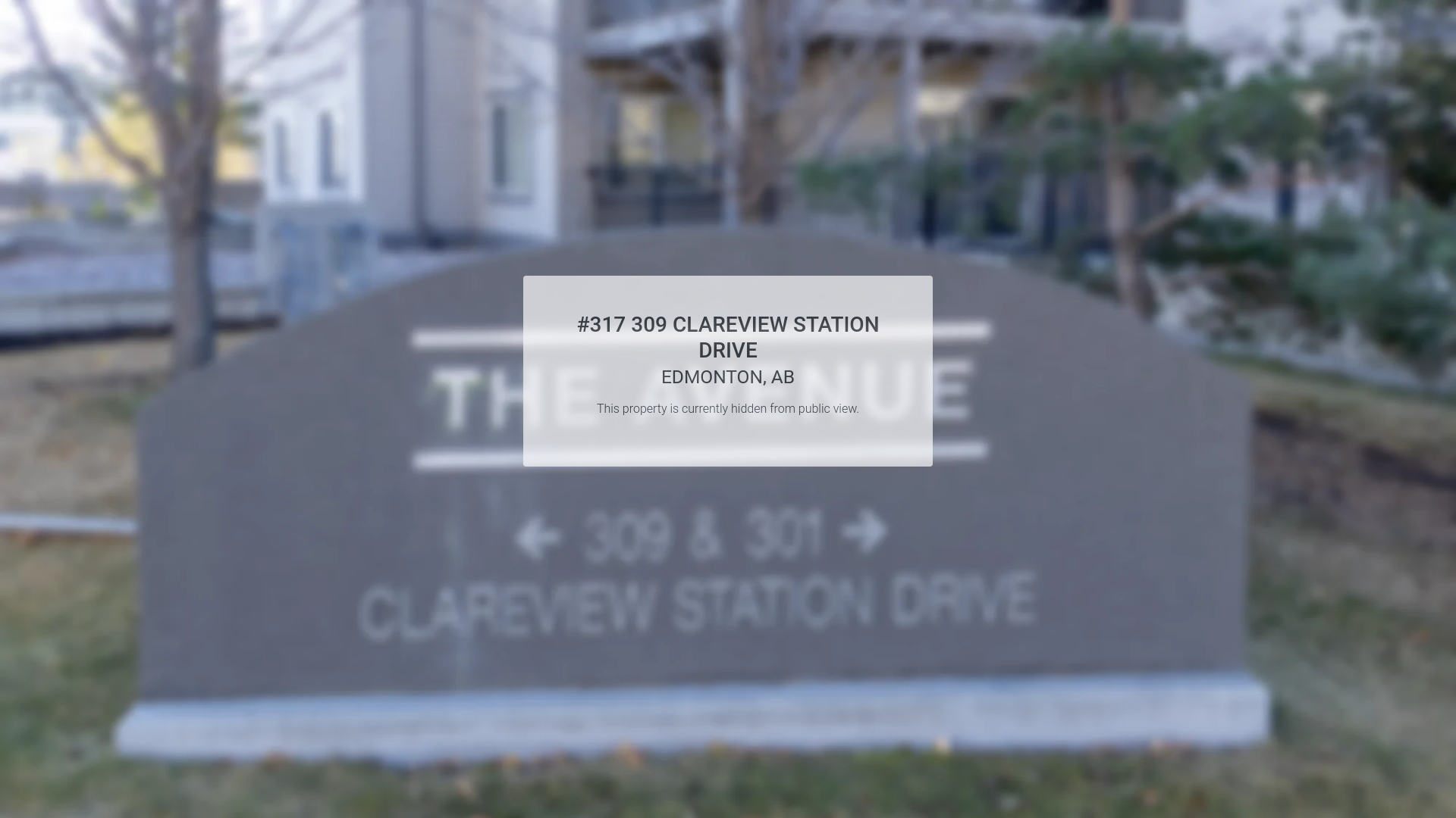 website screenshot of https://317-309-clareview-station-dr.com/