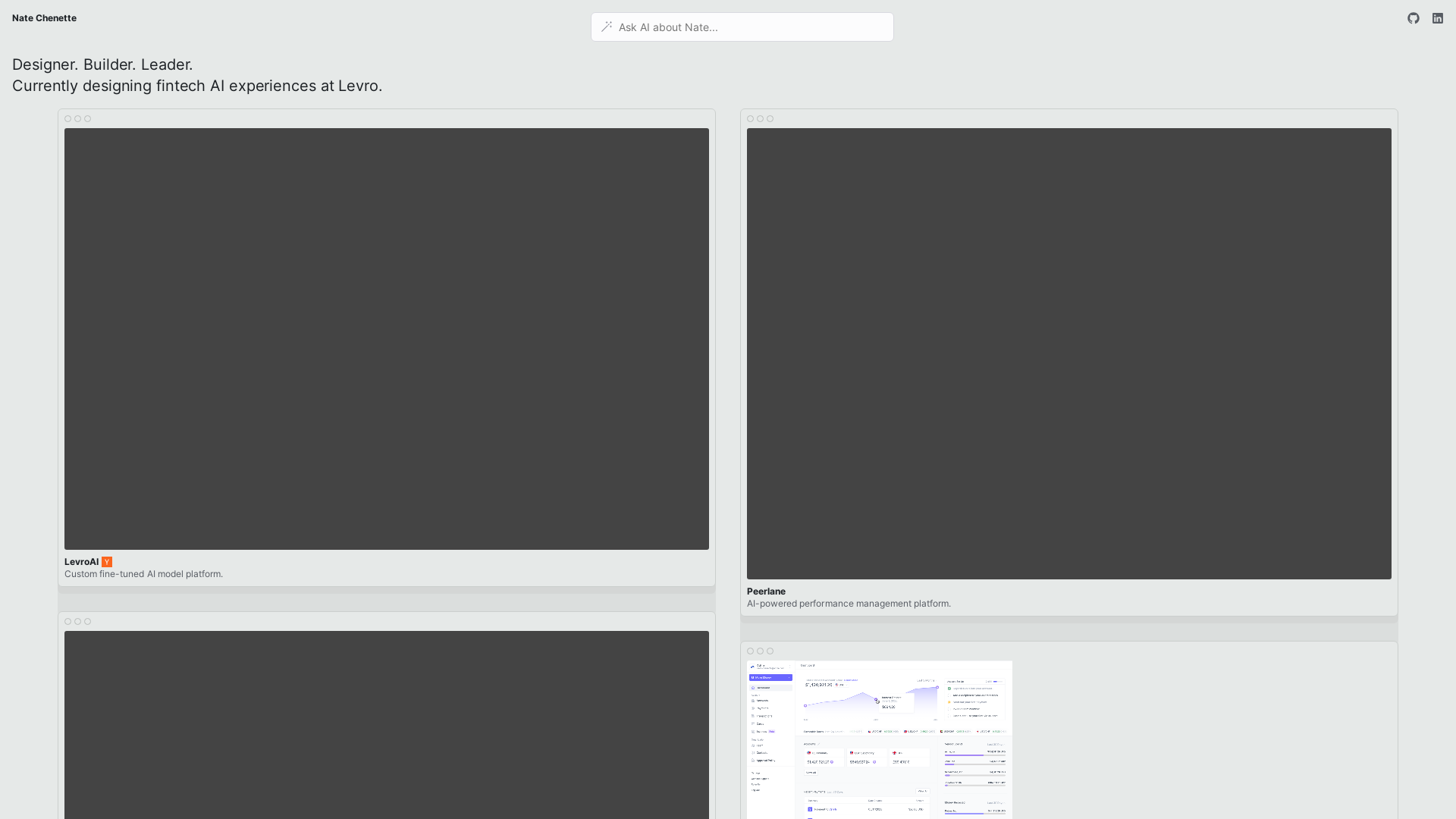 website screenshot of https://nchenette.com/