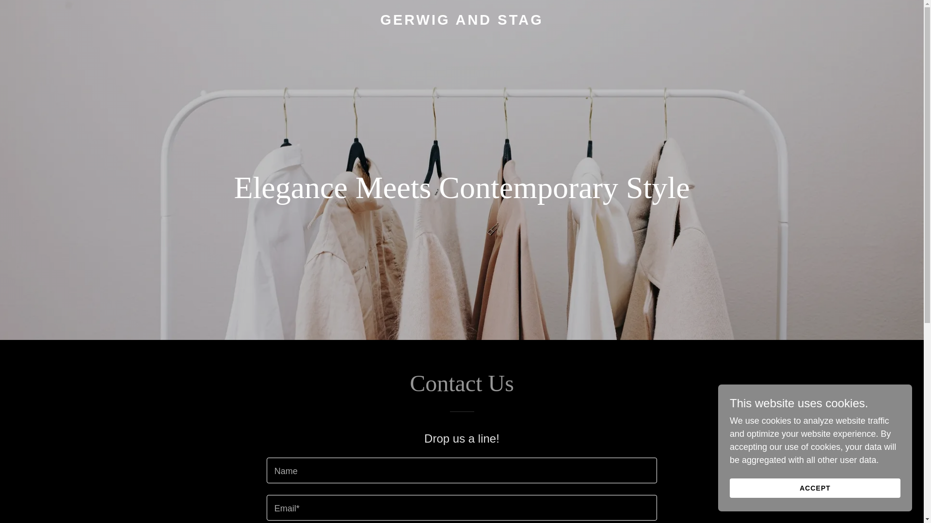 website screenshot of https://gerwigandstag.com/