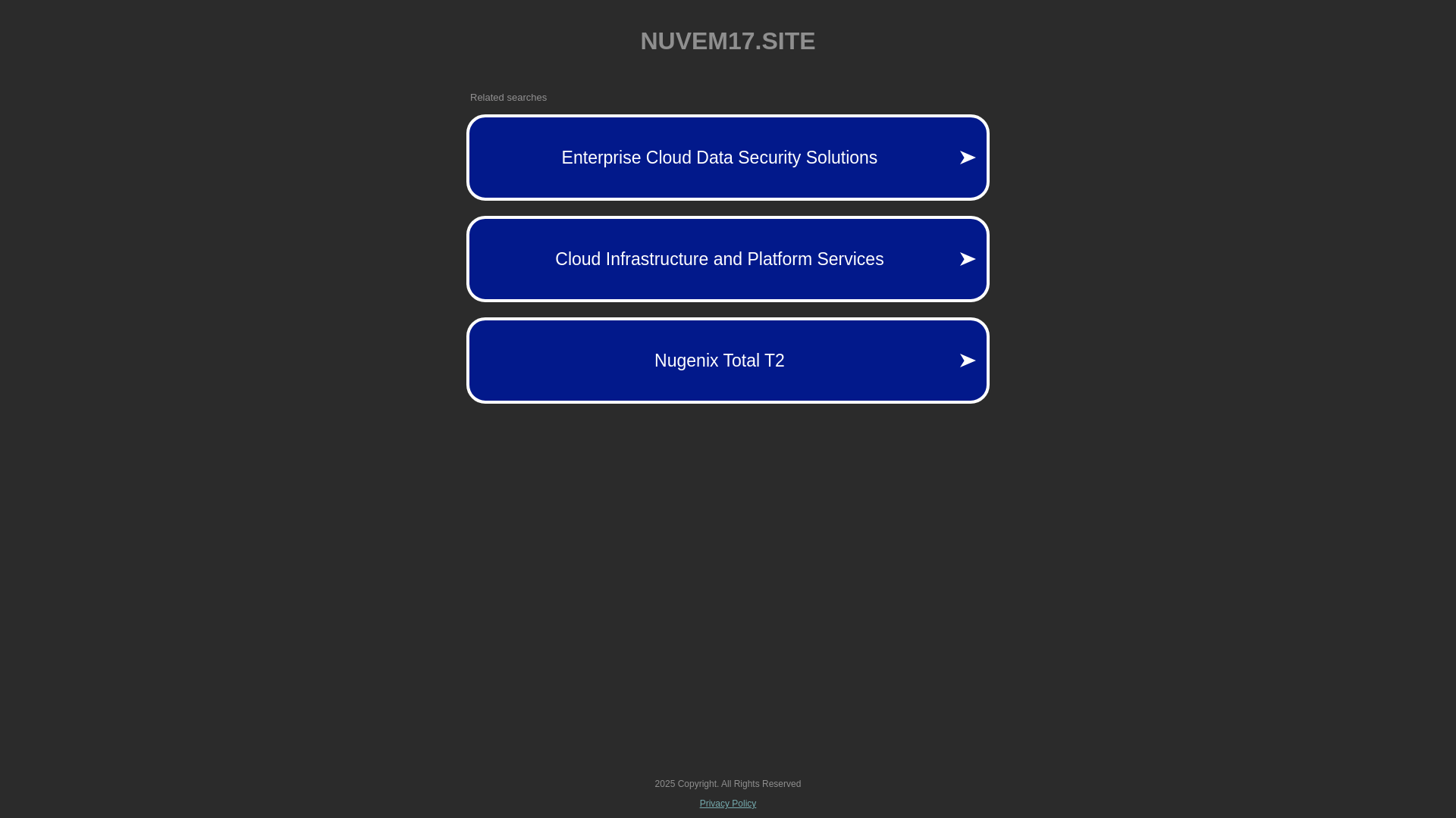 website screenshot of https://nuvem17.site/