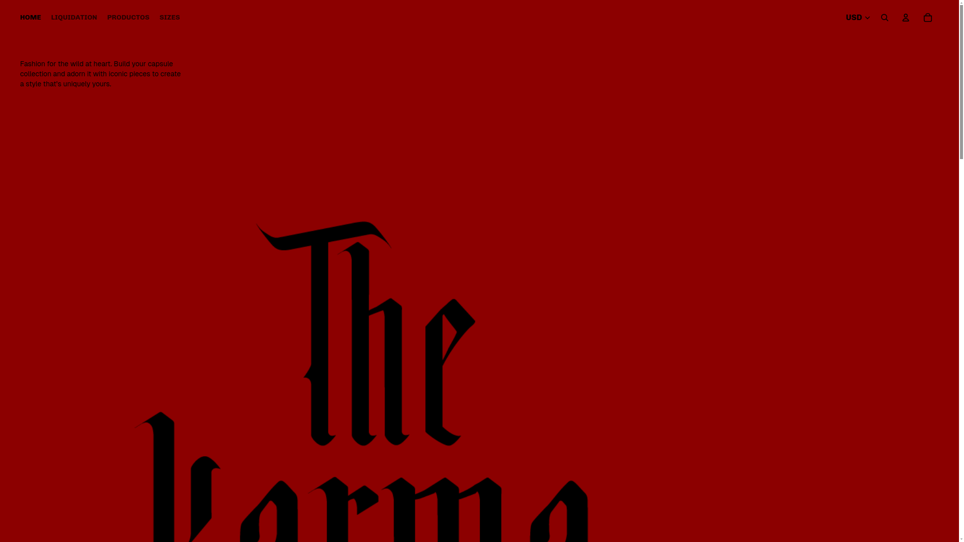 website screenshot of https://thekarma.com.co/