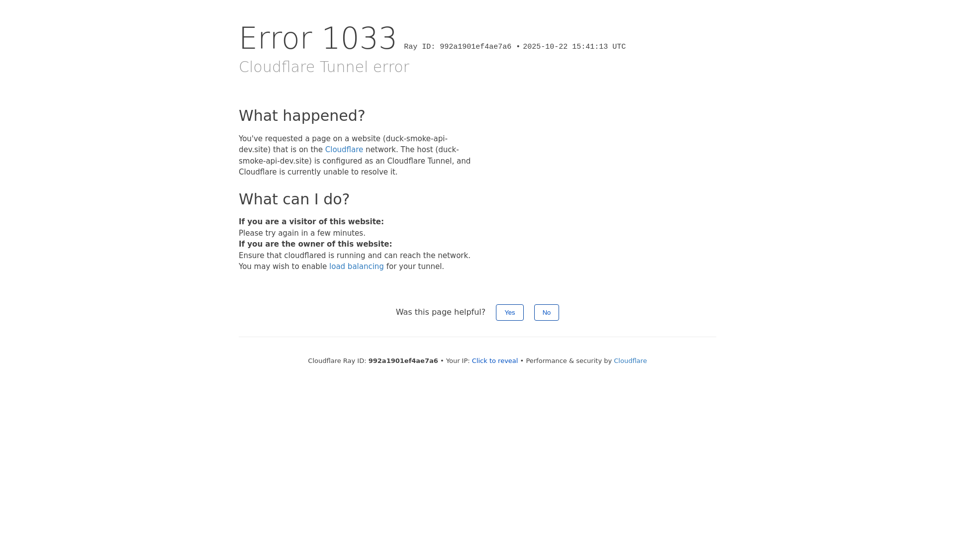 website screenshot of https://duck-smoke-api-dev.site/