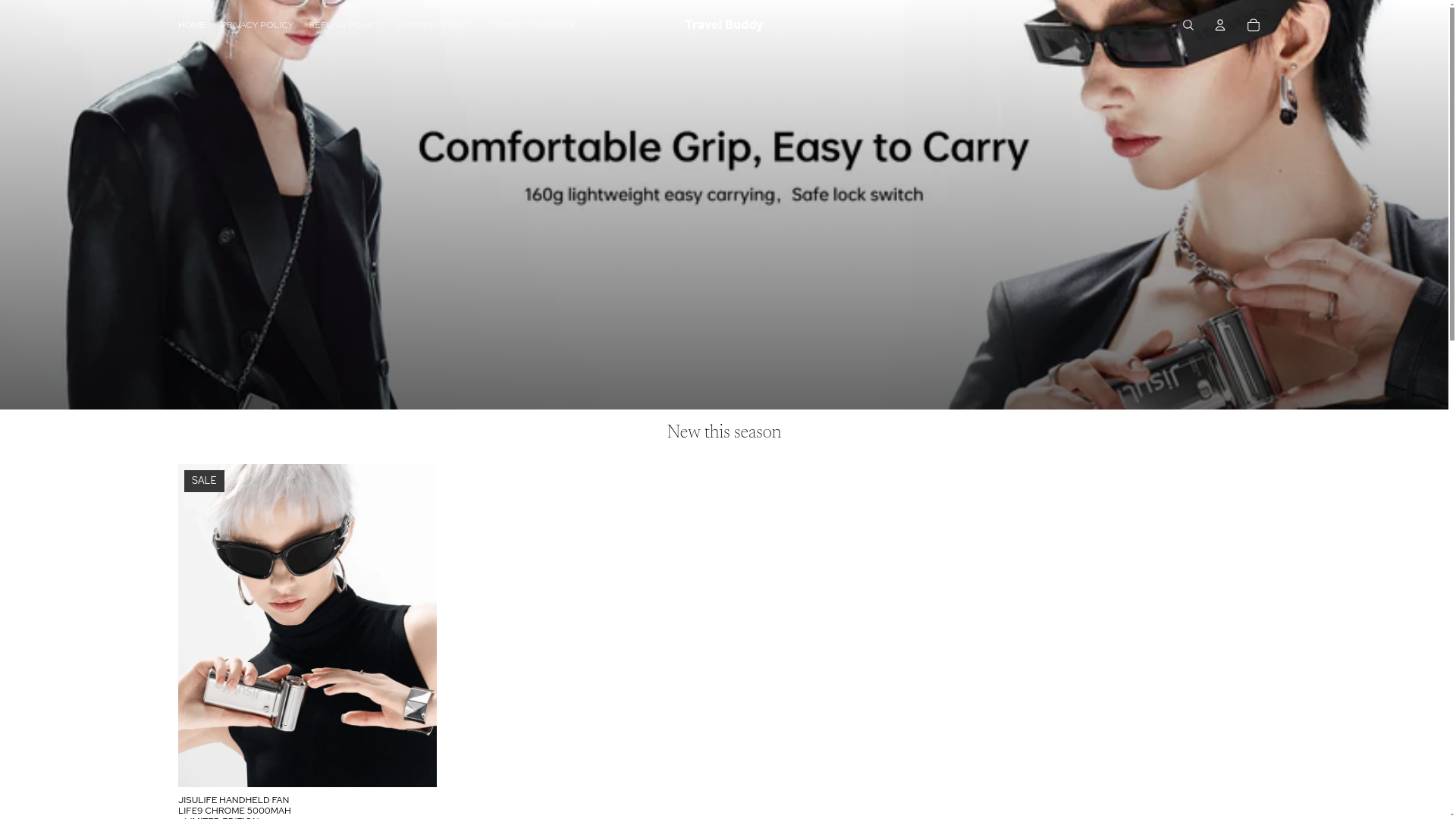 website screenshot of https://trvelbuddy.com/