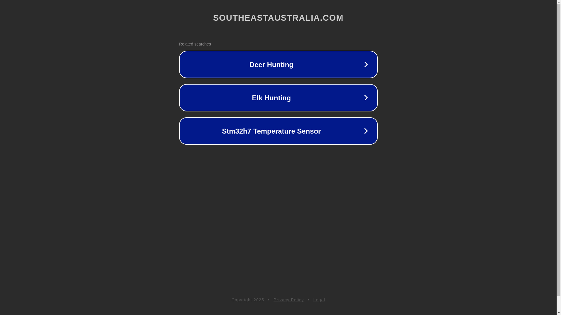 website screenshot of https://southeastaustralia.com/