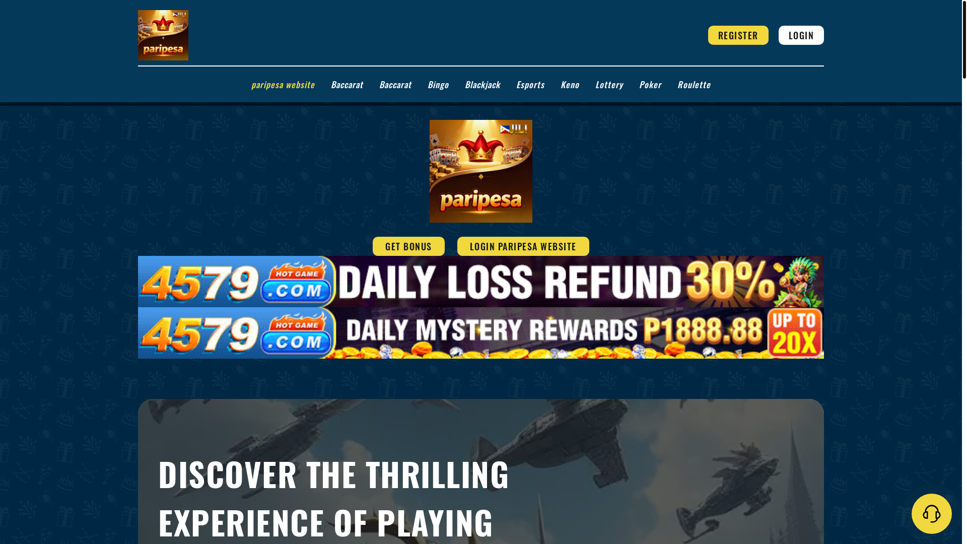 website screenshot of https://paripesawebsiteph.com/