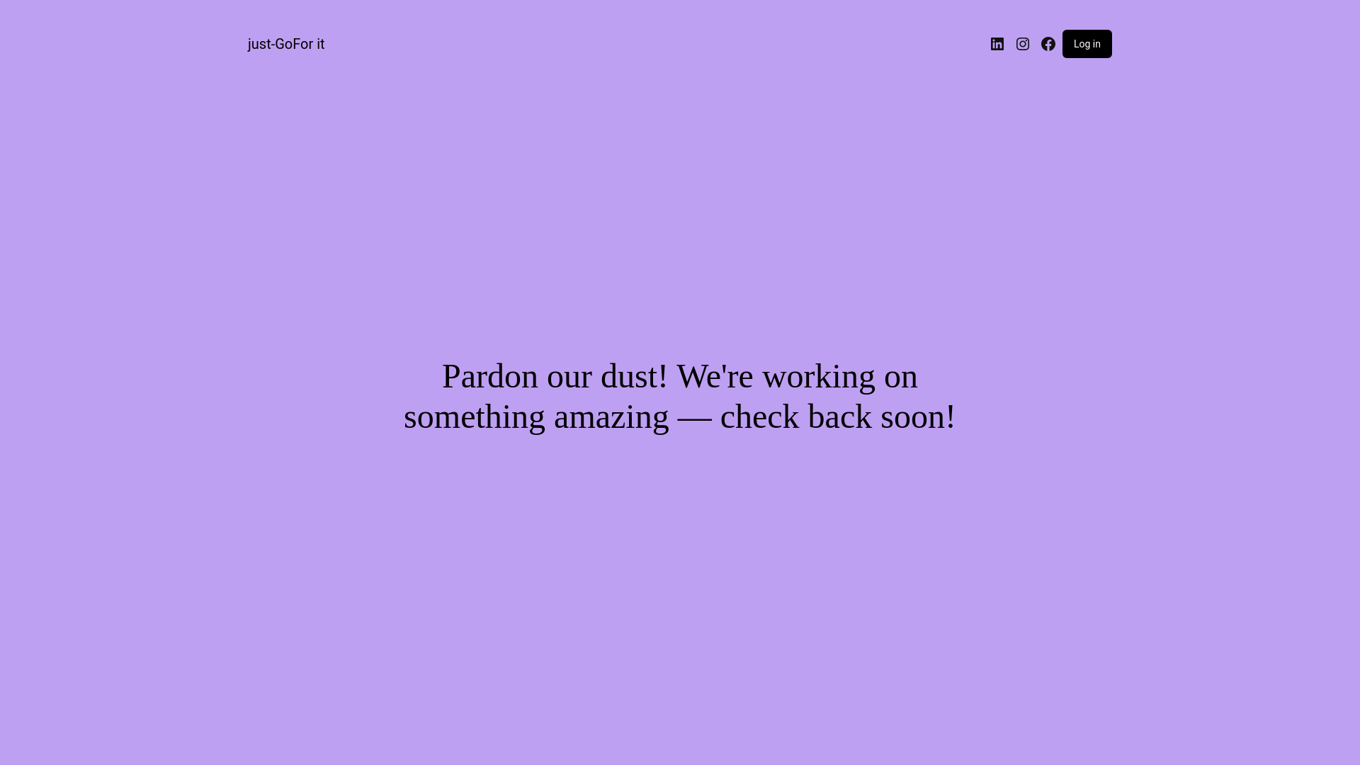 website screenshot of https://just-goforit.com/