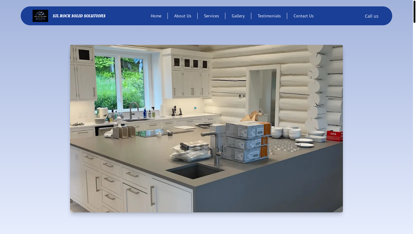 website screenshot of https://sjlrocksolidsolutions.org/